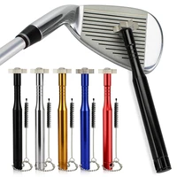Golf Sharpener w Brush for Cleaning Golf Clubs Head Wedges and Irons Golf Grooving Tool 1