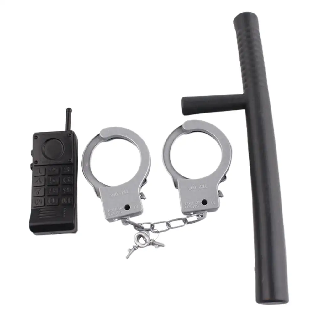 Simulation Cop Officer Set Child Costume Toys Party Favors Drama