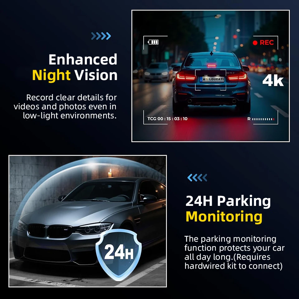 4K Dual Dashcam 4