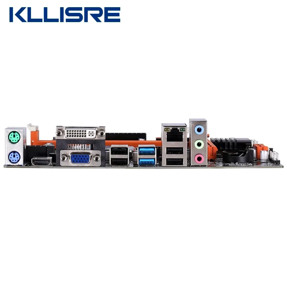 Kllisre B75 Desktop Moederbord M.2 LGA 1155 voor I3 I5 I7 CPU Ondersteuning DDR3 Geheugen