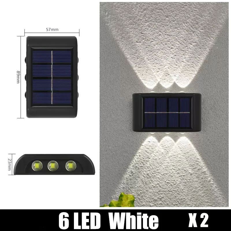 6 LED White-2PC