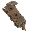 All Terrain Pistol Mag Pouch Magazine Carrier Molle Cartridge Holder for 9mm .40 .45 ACP Flashlight Shooting Airsoft 5
