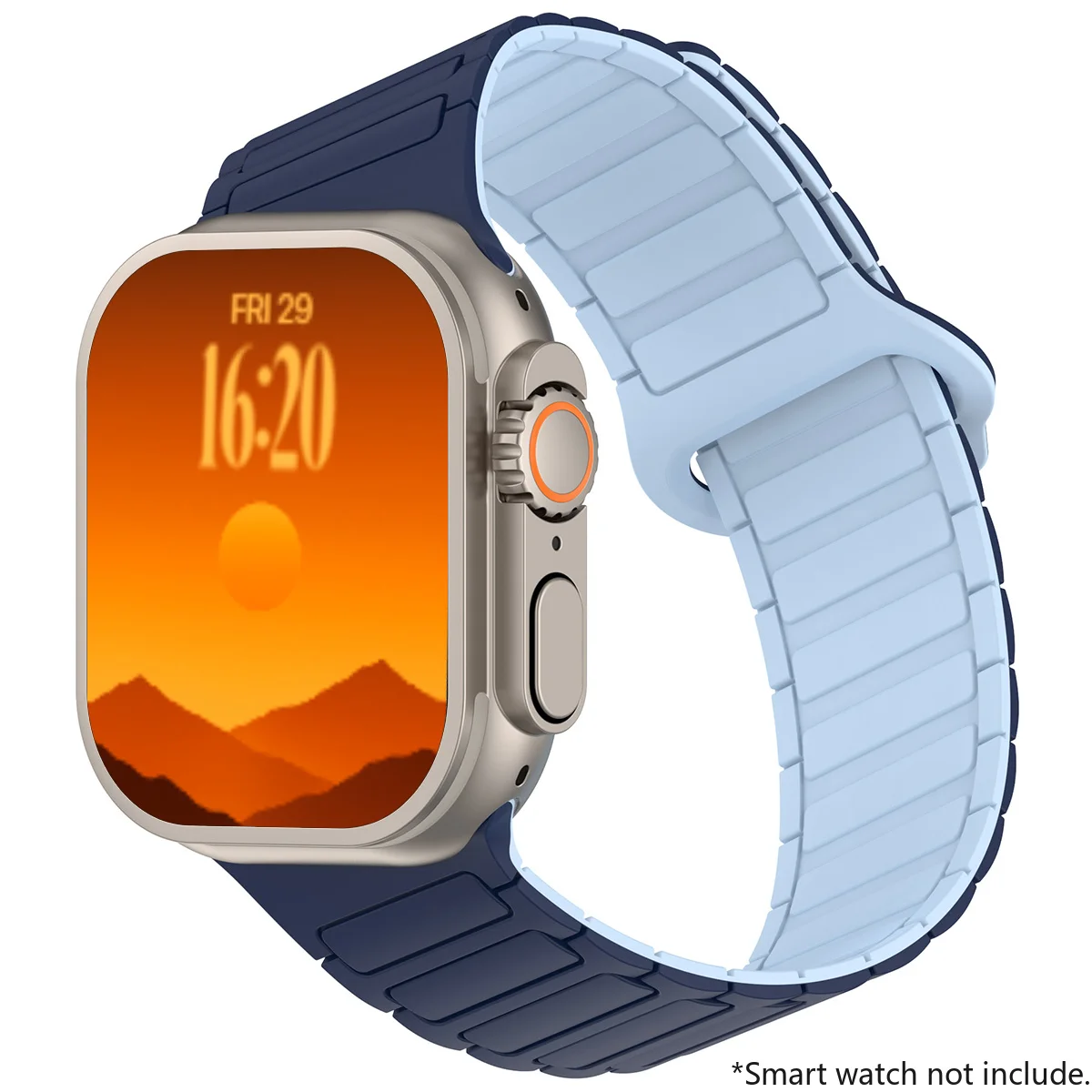 Inclined Magnetic Silicone Bracelet