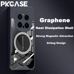 PKCASE Magnetic Heat Dissipation Phone Case - Premium Protection Cover for Honor Power 2 (Black)