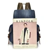 Annmouler Fashion Women Backpacks Large Capacity Daypack Denim Rucksack Drawstring 2022 College Students School Bag For Girls 2