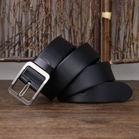 Une ceinture pour femmes et hommes, simple et polyvalente, boucle à aiguille noire étudiante, décoration personnalisée, ceinture pour femmes grande taille 5