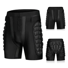 Hip Butt Protection Padded Shorts Armor Hip Protection Shorts Pad Snowboarding Skating Skiing Riding Hip Protection Shorts tanie tanio CN (pochodzenie) Guangdong POLIESTER WOMEN Stałe Dobrze pasuje do rozmiaru wybierz swój normalny rozmiar szorty Do jazdy na deskorolce