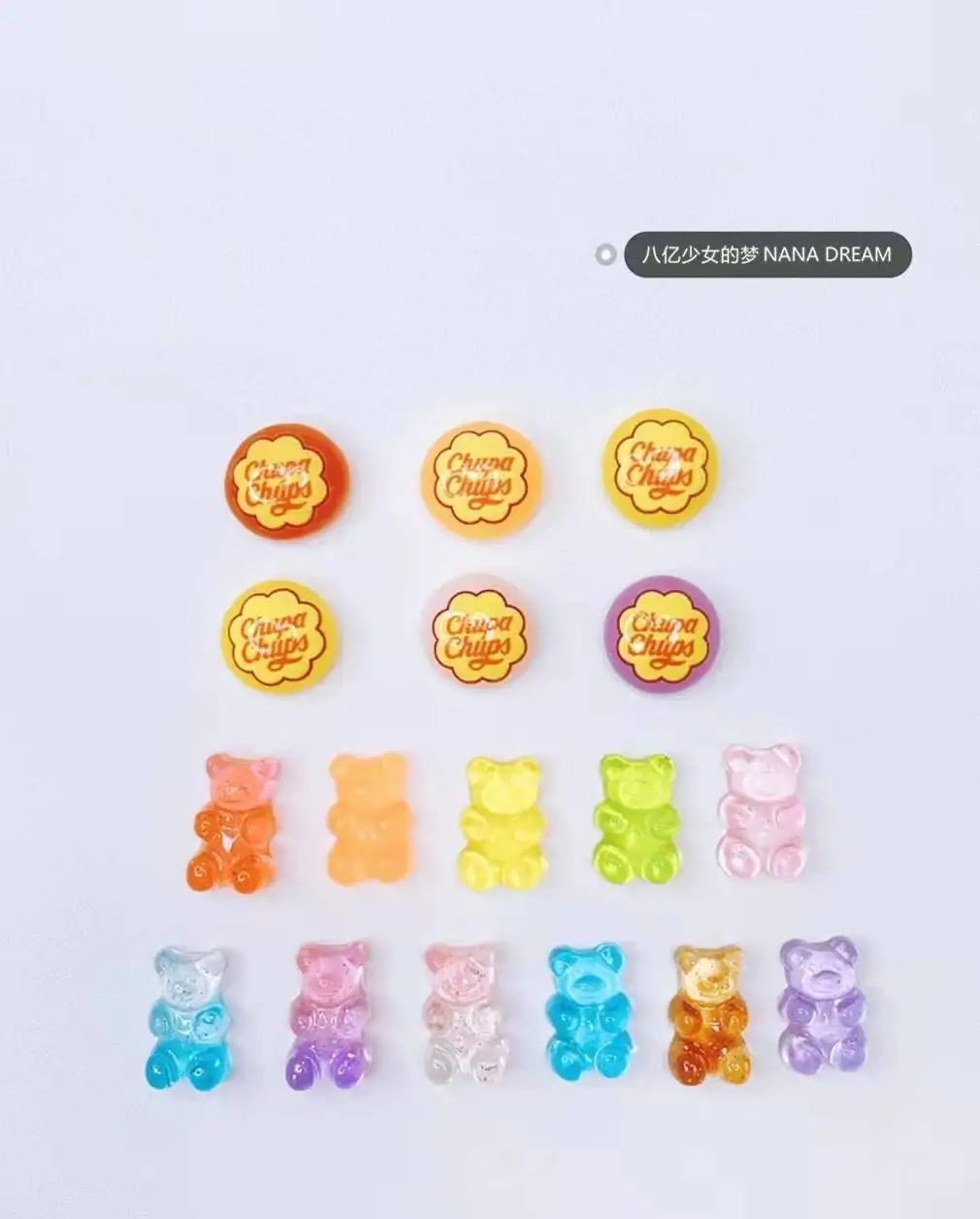 New Arrival Designer Plus Size Gummy Bear Bling Luxury Croc Charms