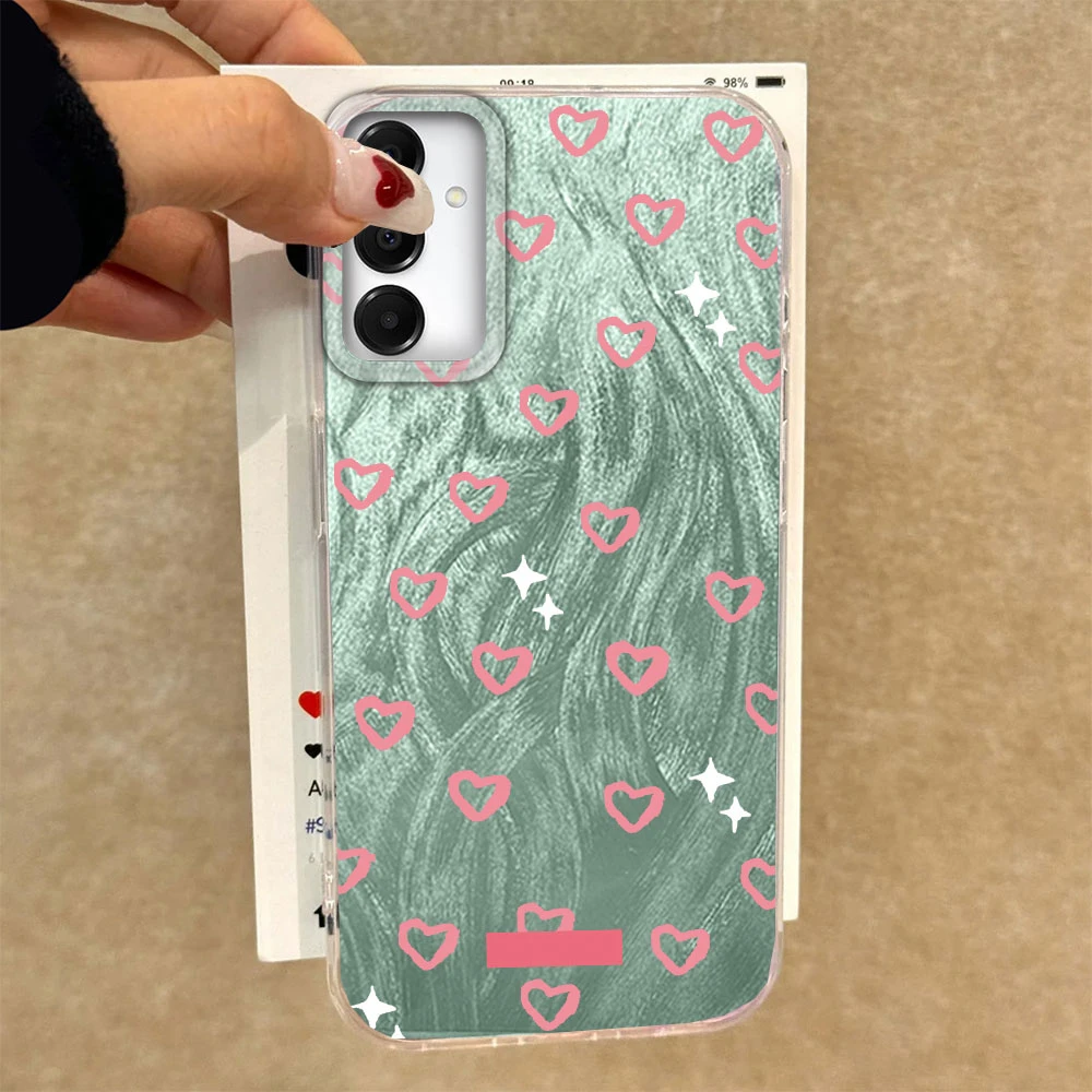 Charming Pink Heart Silicone Phone Case - Adorable & Protective Back Cover