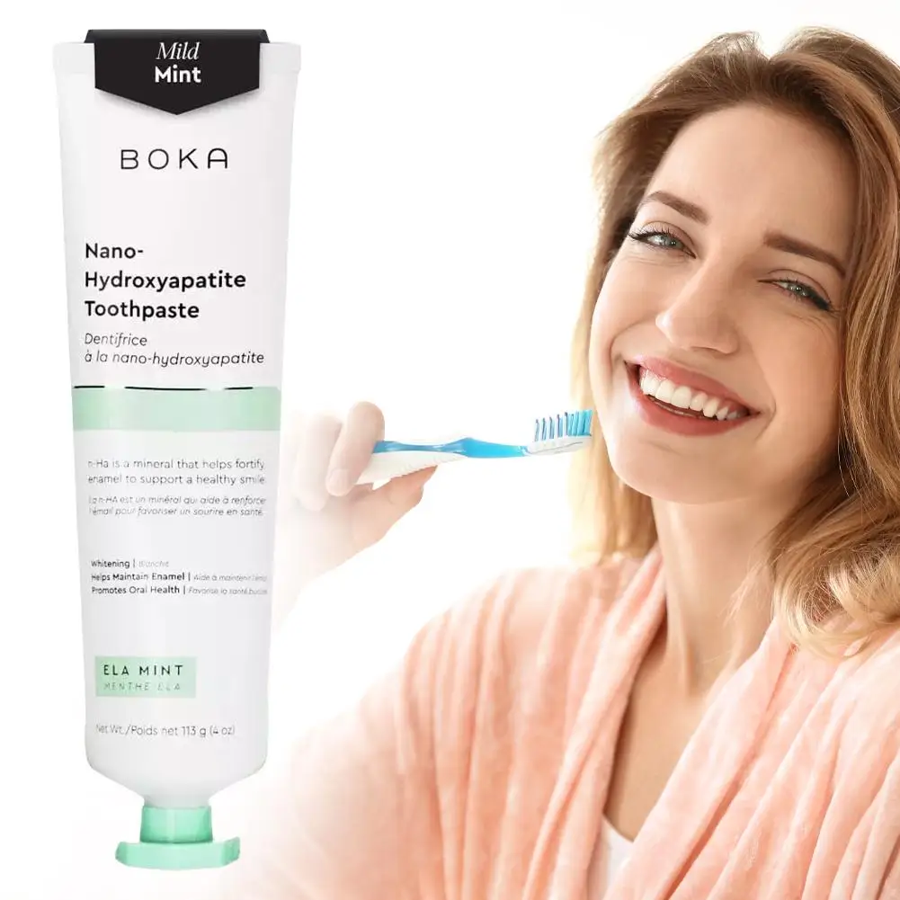 Nano-hydroxyapatite Toothpaste Whitening Mint Freshen Breath Remove Smoke Stains Non-Irritating Oral Care Nano Toothpaste