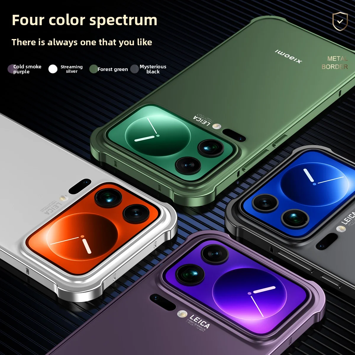 Luxury Hard Alloy Frame Protective Phone Case Cover