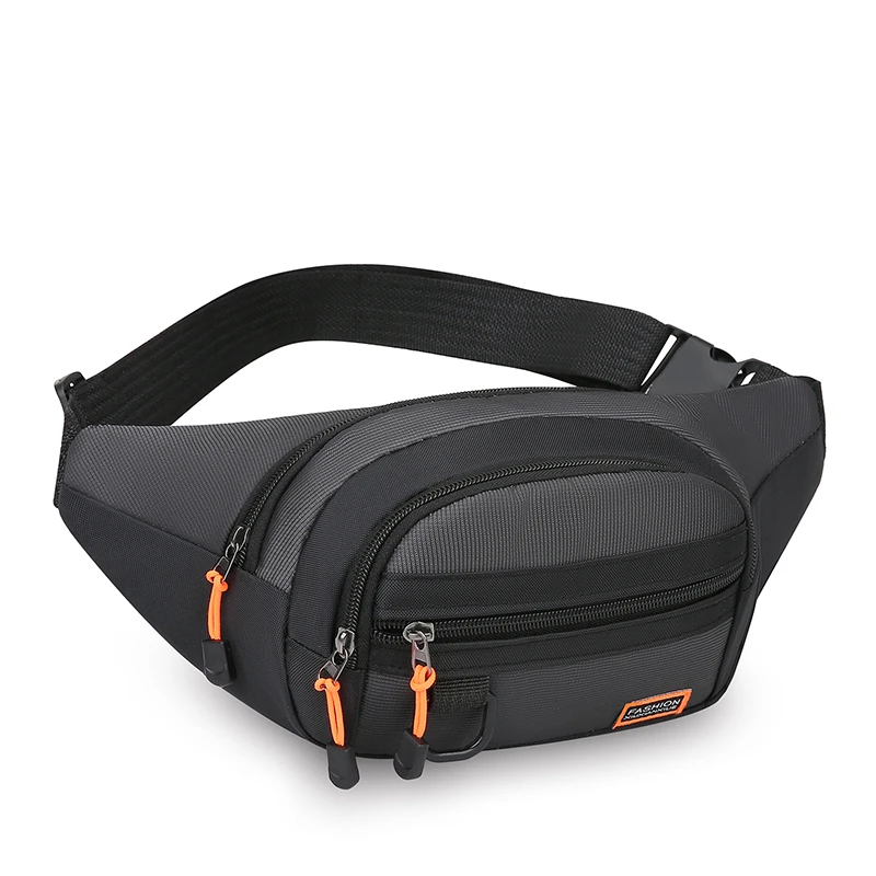 Adjustable waist bag | sports black Unisex design, suitable for running and outdoor activities - safe storage of mobile phones,