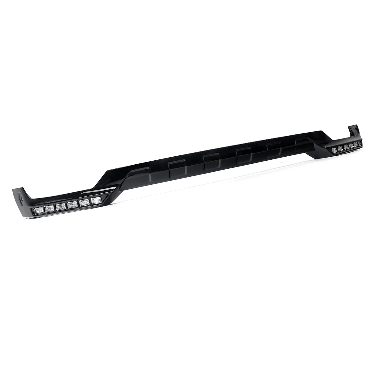 Front Bumper Splitter Lip with LED Fit Mercedes-Benz G Class W463 G500 G550 G65 1990 1991 1992 1993 1994 1995 1996-2018