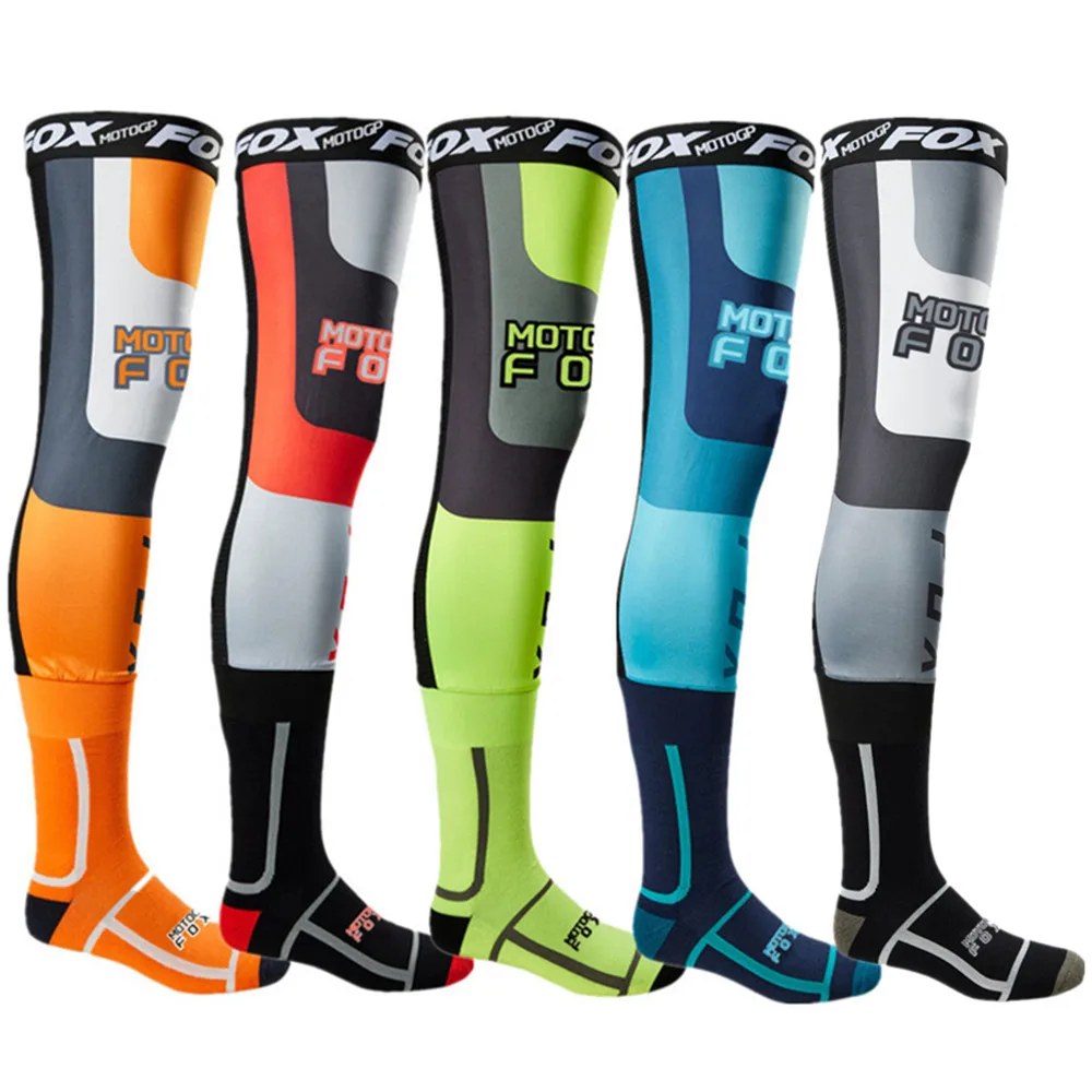 2023 Motogpfox Racing Socks Breathable Compression Socks Motorcycle Long Tube Leg Unisex Sports