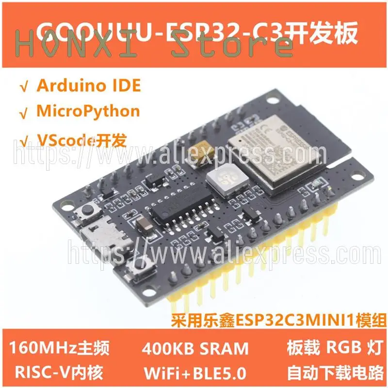 Goouuu ESP32-C3 iot плата разработки WiFi + 5