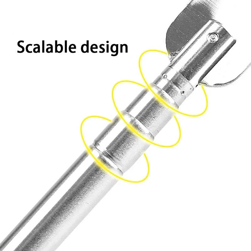 Shoehorn Retractable Stainless Steel Shoe Puller Shoe Assistant for Men Women Schoenlepel Shoe Horn Convenient for Travel