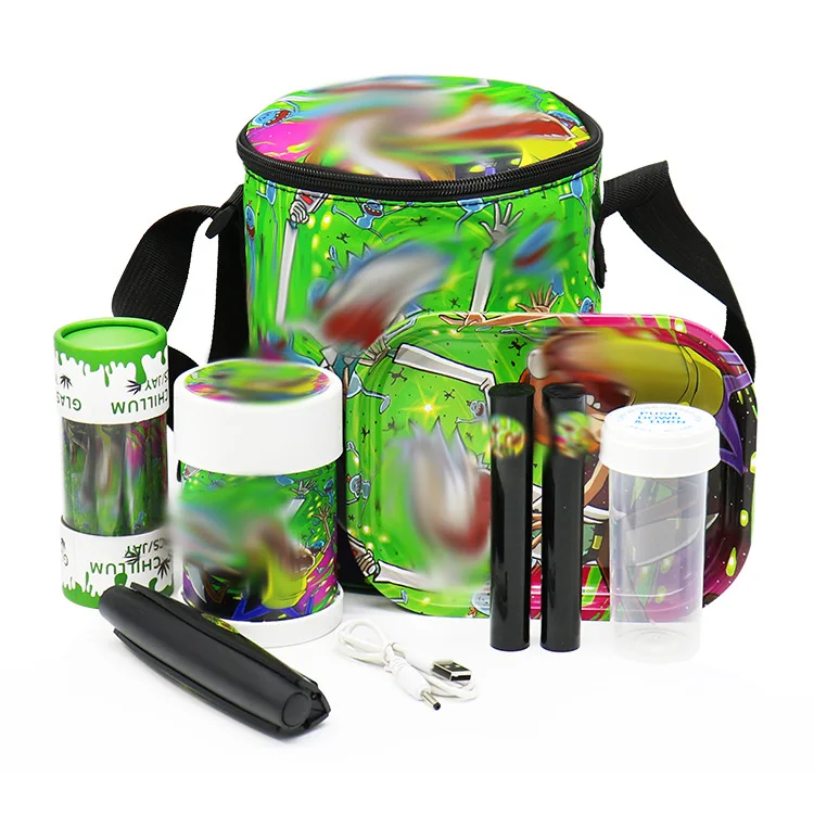 

Многоцветный набор из шести предметов, набор для курения, поднос, держатель для сигарет, набор для курения