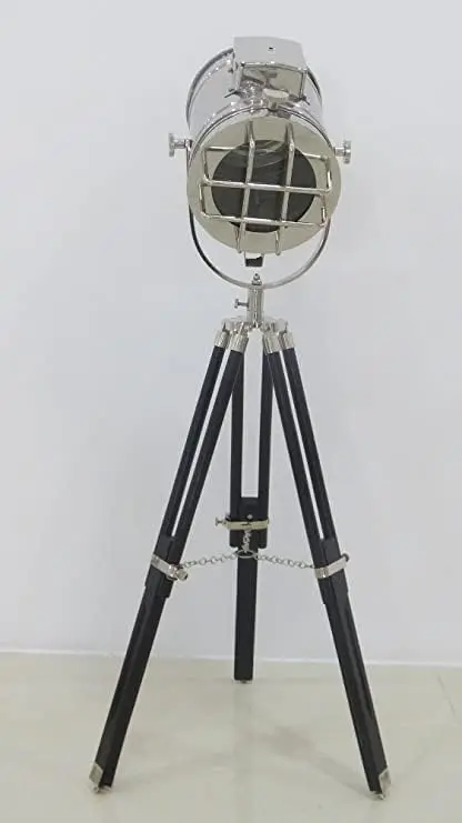 

Nautical Spotlight Collectable Searchlight Light Studio Tripod Floor Lamp