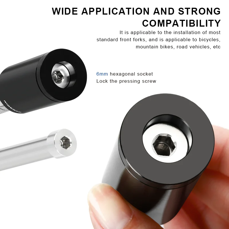 자전거 핸들 바 스템 높이 익스텐더 1-1/8 (28.6mm) 합금 포크 숨겨진 라이저, MTB 도로 자전거 포크 스템 확장 스템 익스텐더