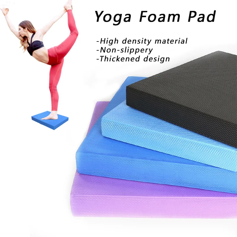 FoamYogaBalancePadMatTPEPilatesExerciseNonslipWaterproof