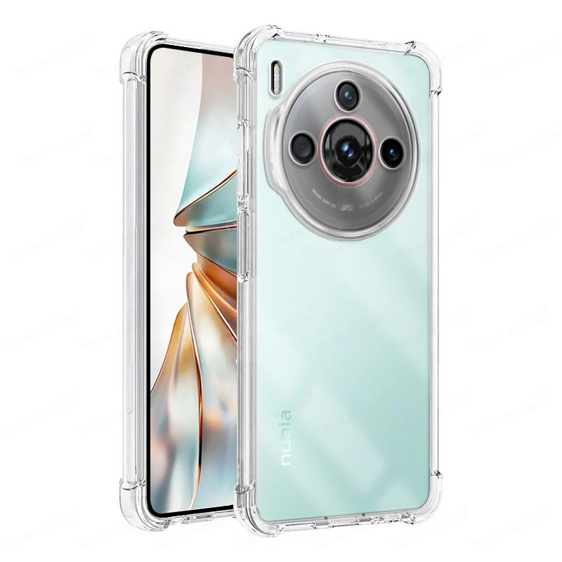 Clear Soft TPU Shockproof Case with Airbag Buffers - Full Protection Back Cover