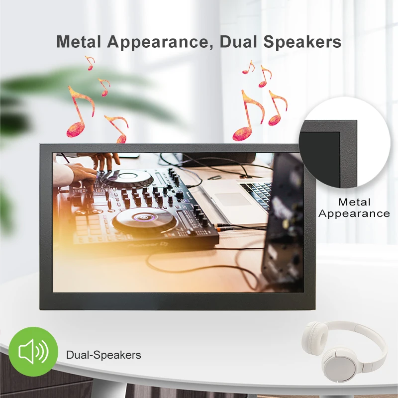 LESOWN  LCD , IPS 1024x600 HDMI ̵ ũ ÷, ĵ , USB ̵  ٹ   ÷̾, 7 ġ