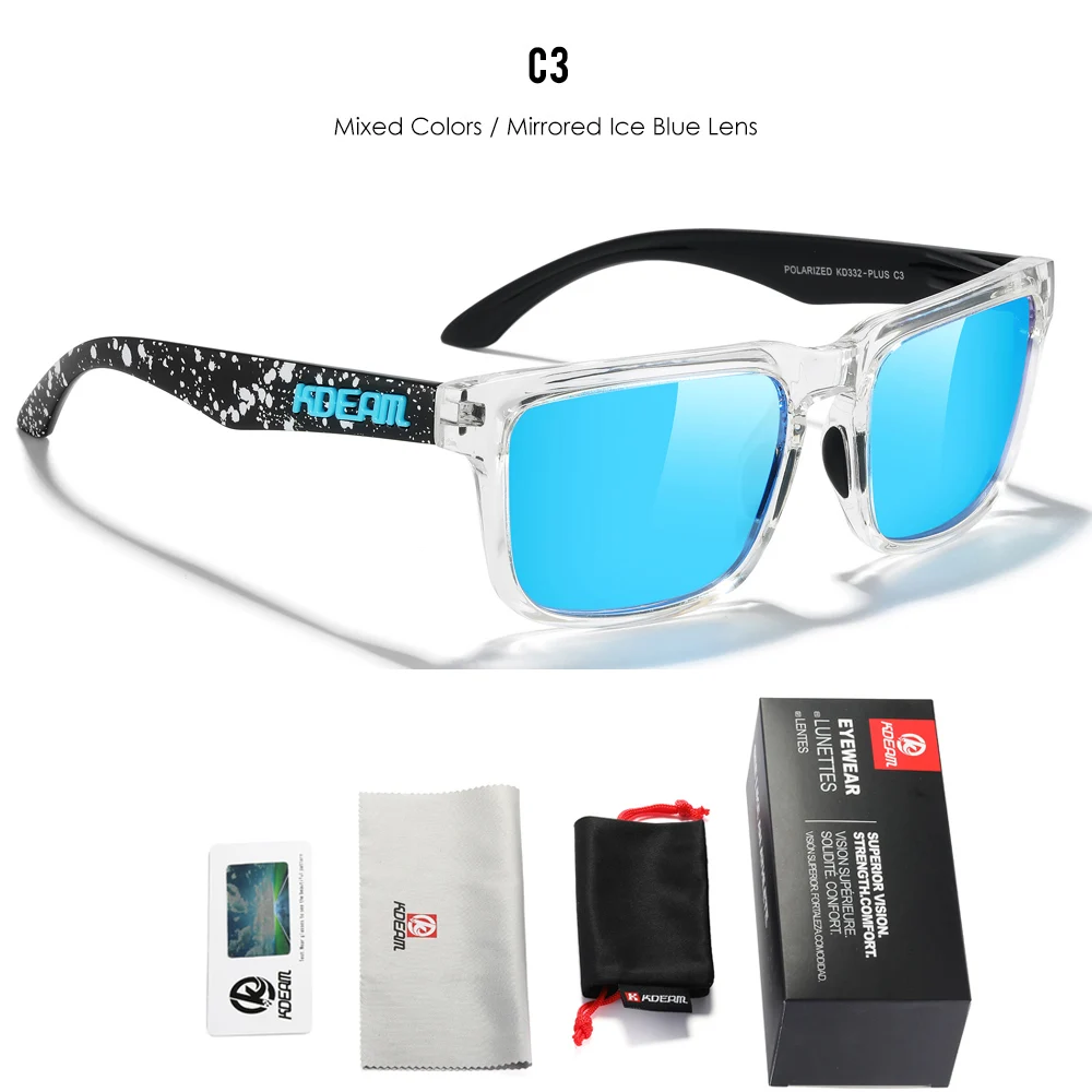 KDEAM PLUS Polarized Fishing Sunglasses for Men - Enhanced Night Vision Goggles