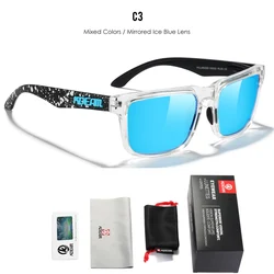 KDEAM PLUS Polarized Fishing Sunglasses for Men - Enhanced Night Vision Goggles (C3 mirror ice blue)