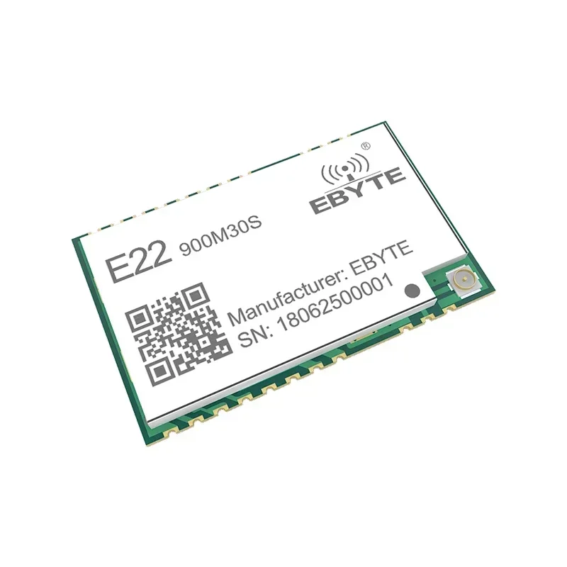 Cojxu E22-900M30S LoRa 모듈, Sx1262, 30dBm, 1W, 고정밀 TCXO 무선 Rf 송신기, 리시버 LoRaWAN SPI, 868/915MHz