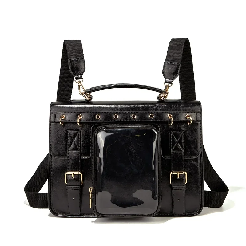 Lolita Ita Bag School Mochila Large Capacity Crossbady Mochilas Mujer Commuter Square Backpack New Original Women Bags 5