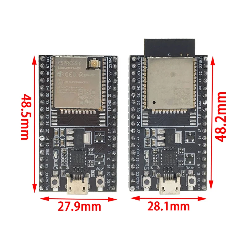 รูปสินค้า แผ่นพิมพ์พัฒนา ESP32 สำหรับ Arduino โปรเจกต์ IoT