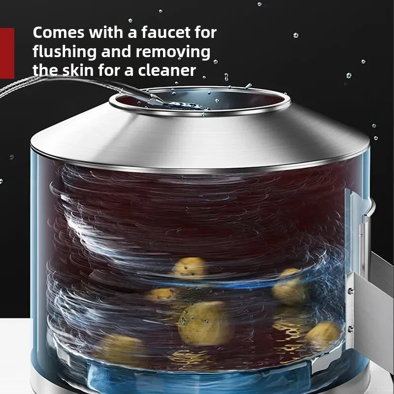 Automatic Electric Potato Peeler Commercial Grade Skin Remover Machine Durable High Speed Peeling Tool For Home Use 4