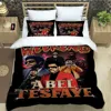 Singer The Weeknd printed Bedding Sets exquisite bed supplies set duvet cover bed comforter set bedding set luxury birthday gift 3