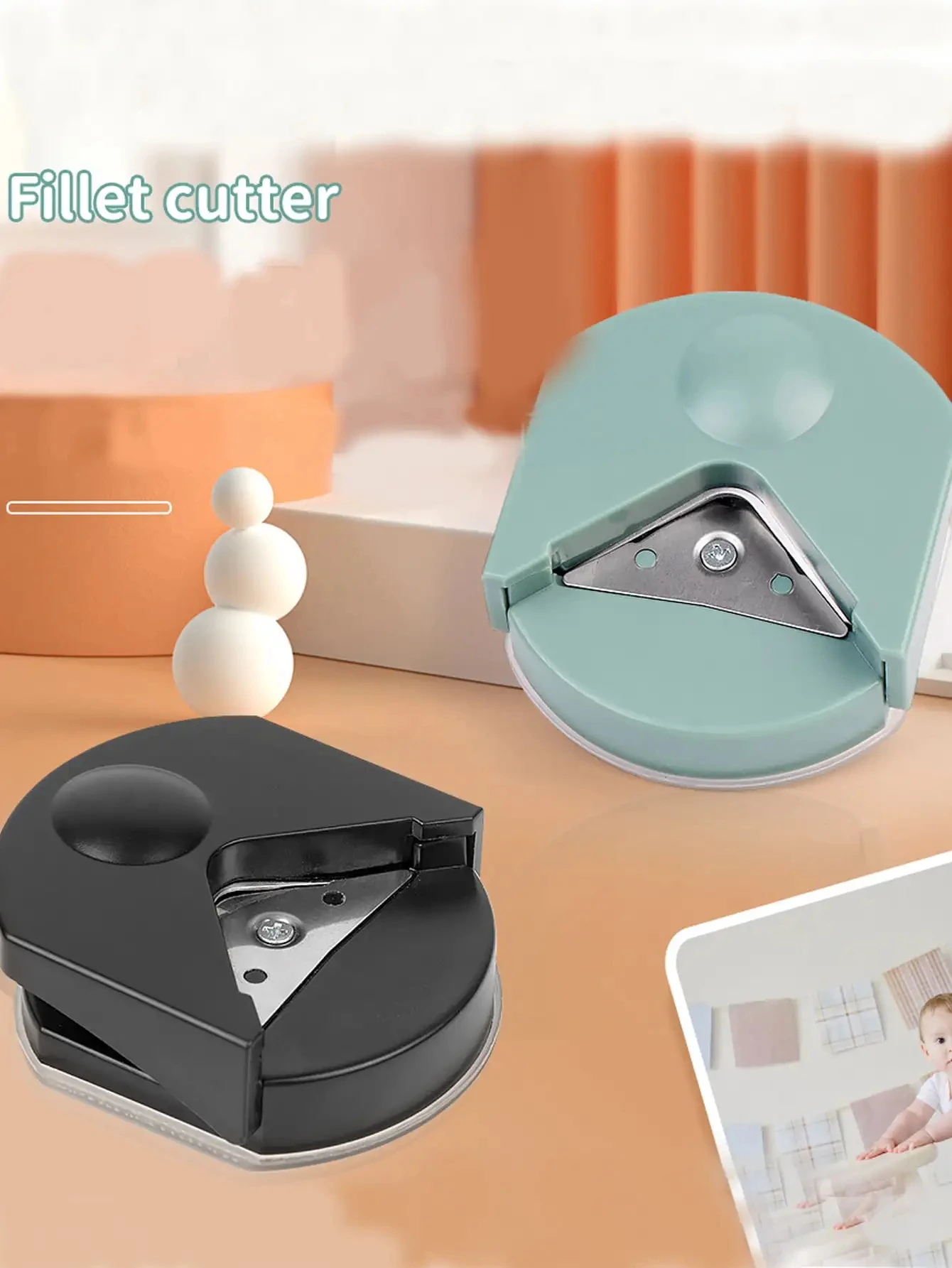 Paper Cutter Paper Punch Hole Punching Tools Corner Cutter Corner Punch Fillet Cutting Tool Bevel Cutter 4mm Radius