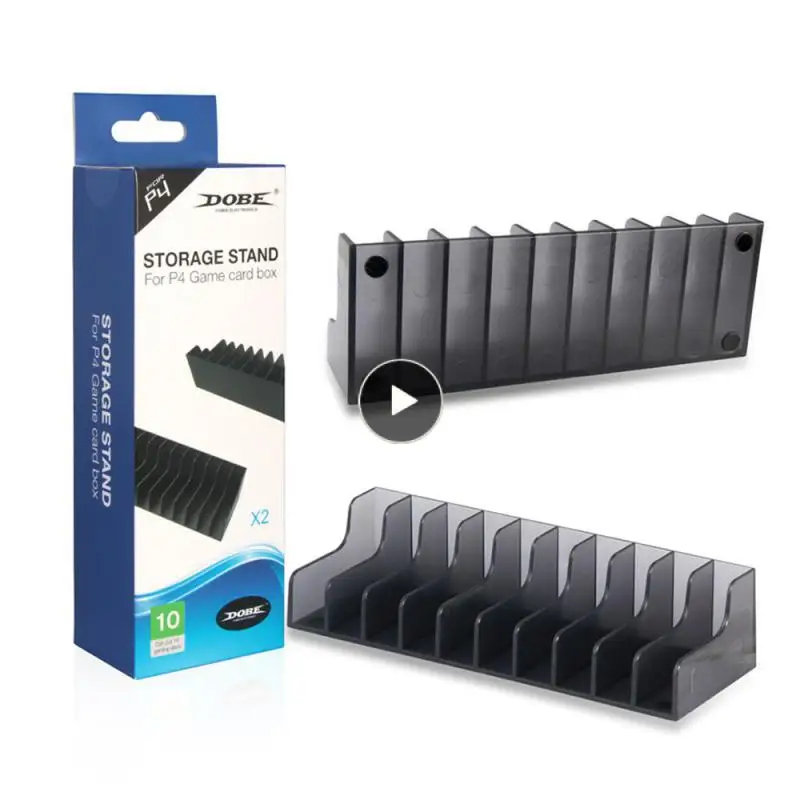 Ivyueenfor Switch Oled Console Game Card Box Storage Stand Holder Per Nindoswitch Lite Disk Card Holder Stand