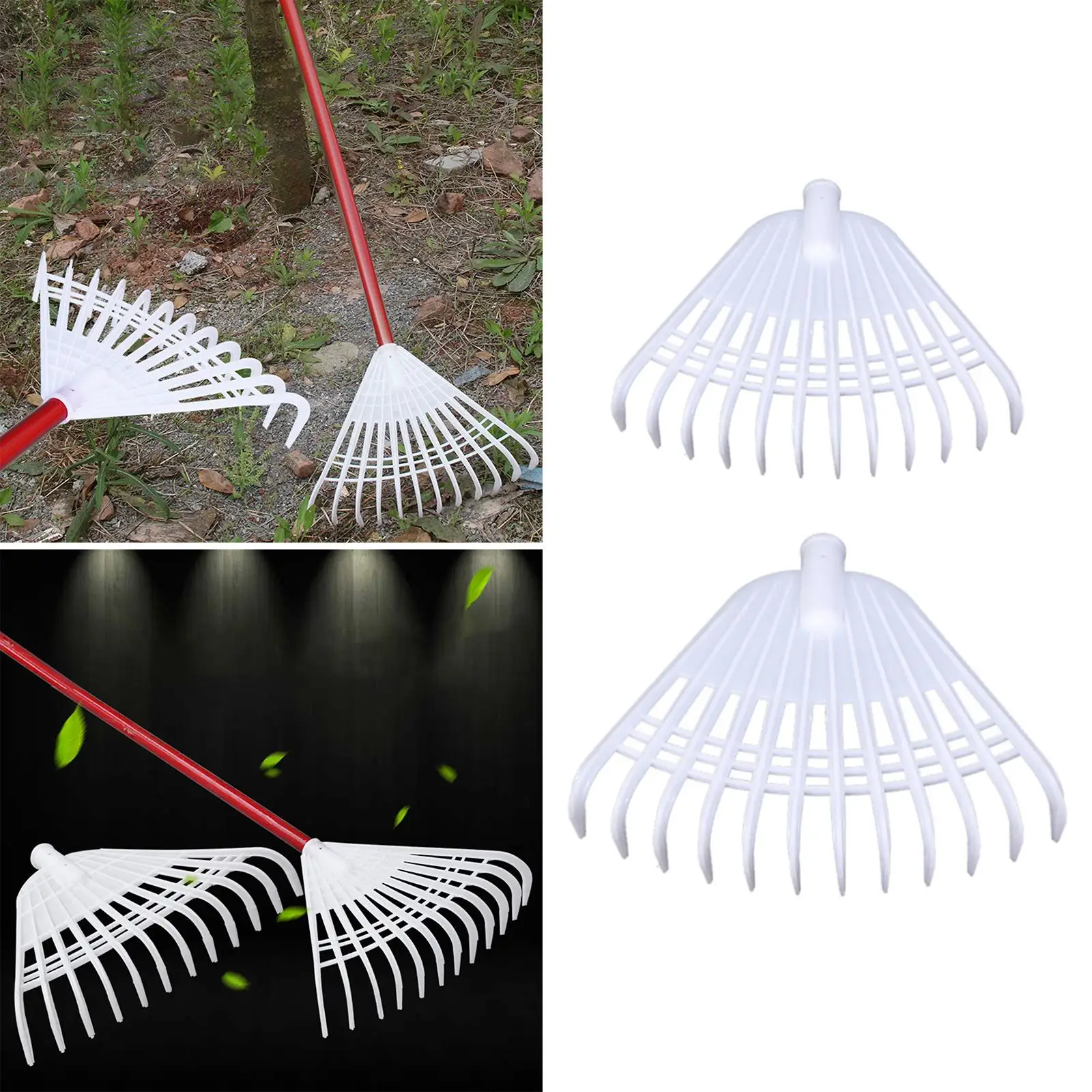 Lightweight Leaves Grabber Durable for Raking Grass Landscaping Raking Soil 4