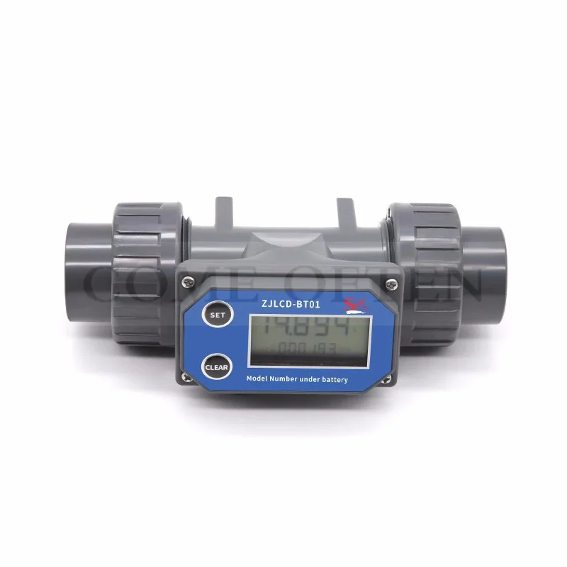 Misuratore Di Portata Con Display Digitale Irrigazione Sul Campo Misuratore Di Liquido Con Sensore Per Tubi Di Scarico Elettronico Di Grande Portata Z