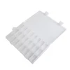 Plastic Box Storage Box 24 Grid Clear Light PP Practical Metal Parts Sewing Accessories Craft Parts Transparent Lid Dustproof 2