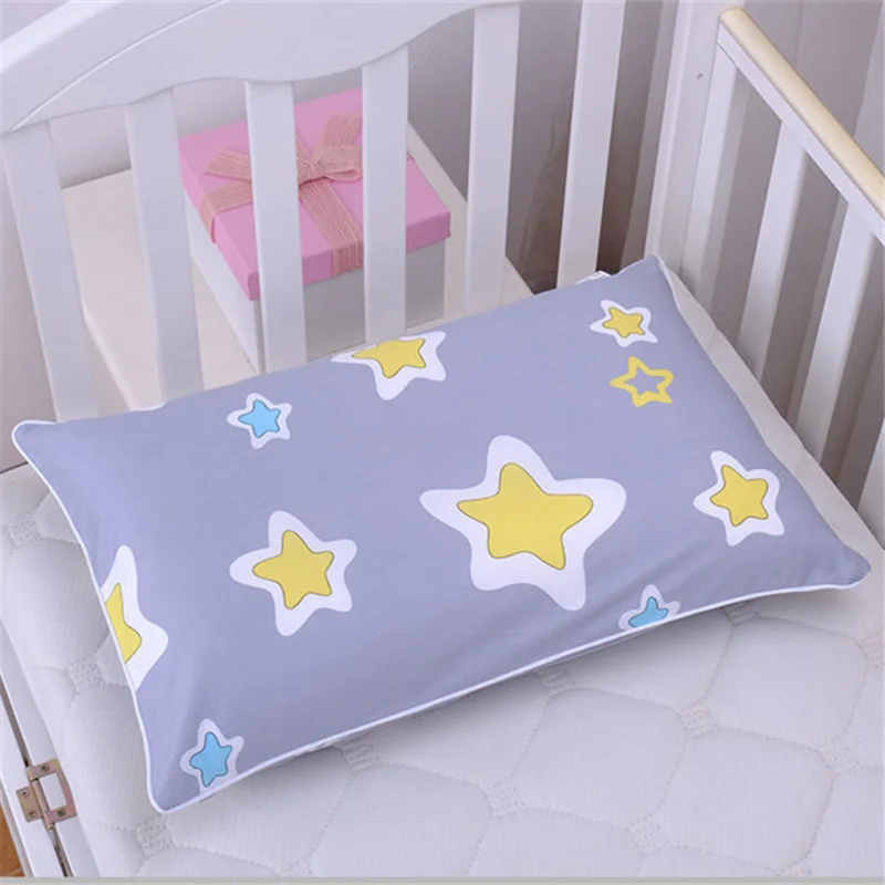 Boys Girls Universal Pillowcase Cartoon Star Print Pattern Children's Pillowcase Kindergarten Baby Nap Special