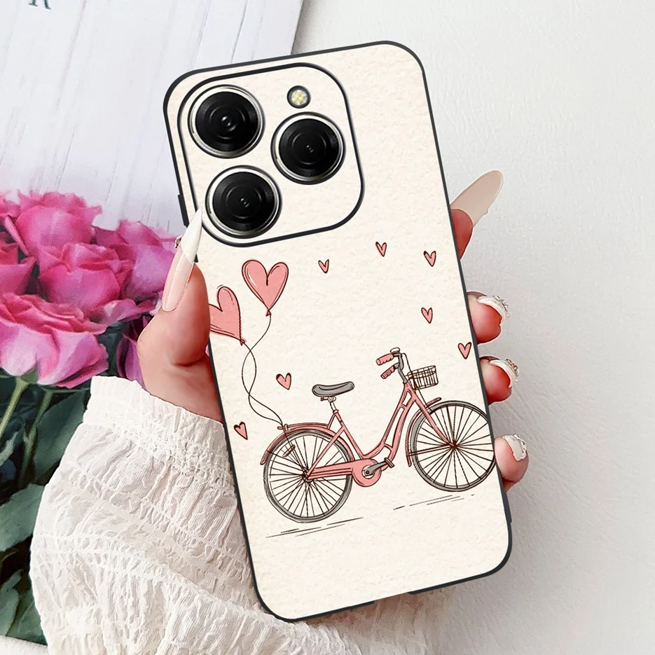 Stylish Painted Soft TPU Phone Case - For Tecno Spark 20 Series