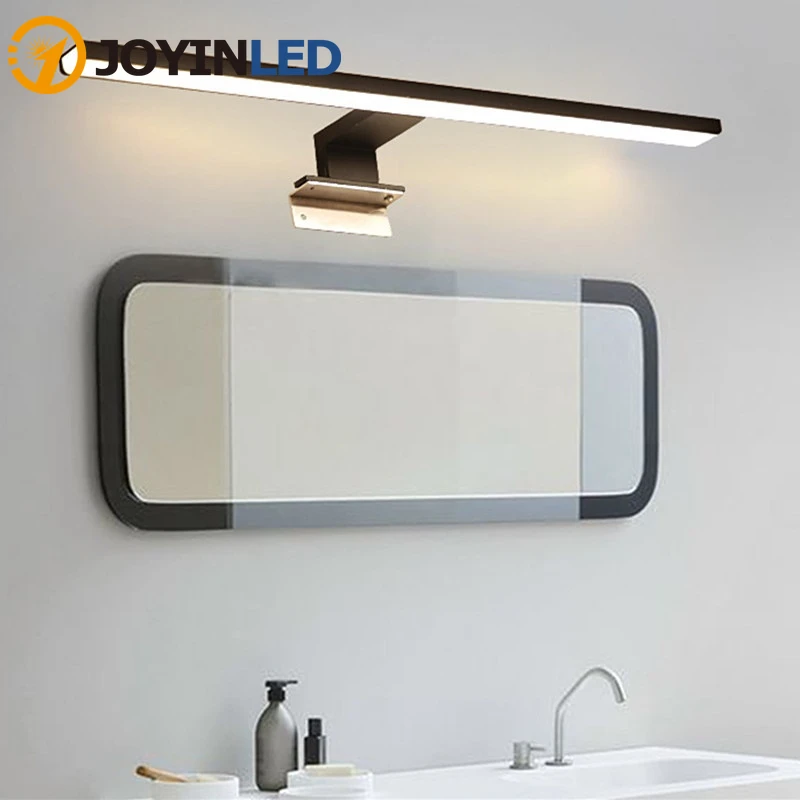 Mirror Light Led Wall Light Bathroom Bathroom Lamp Black Waterproof