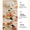 Double-Sided Seal Hot Press Sandwich Maker Taco Burrito Omelets Baking Pan Grill Panini Breakfast Machine Bread Hot Dog Toaster 6