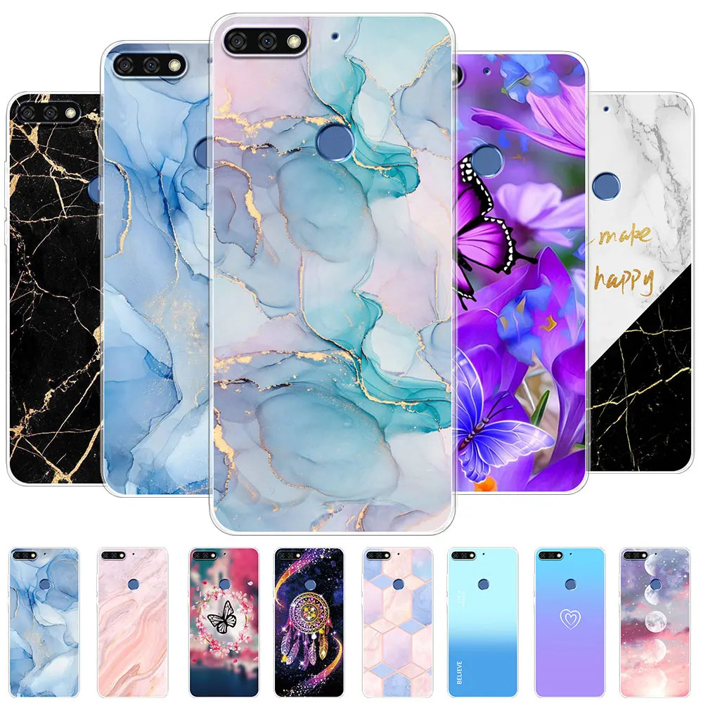 Per Huawei Y7 2018 Custodia Custodia Morbida In Silicone Trasparente Per Huawei Y6 Prime 2019 Clear Protect Funda Per Huawei Y7 2019 Coque