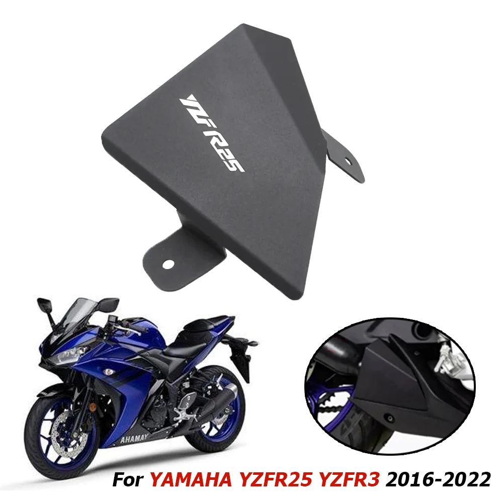 

Motorcycle accessories exhaust middle section protective cover For YAMAHA YZFR25 YZFR3 YZF R3 R25 2016-2022