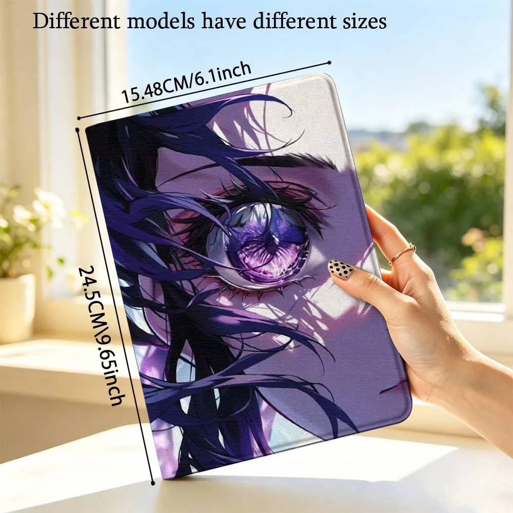 Anime Butterfly Eye Soft Tablet Case, 11-13 Inch