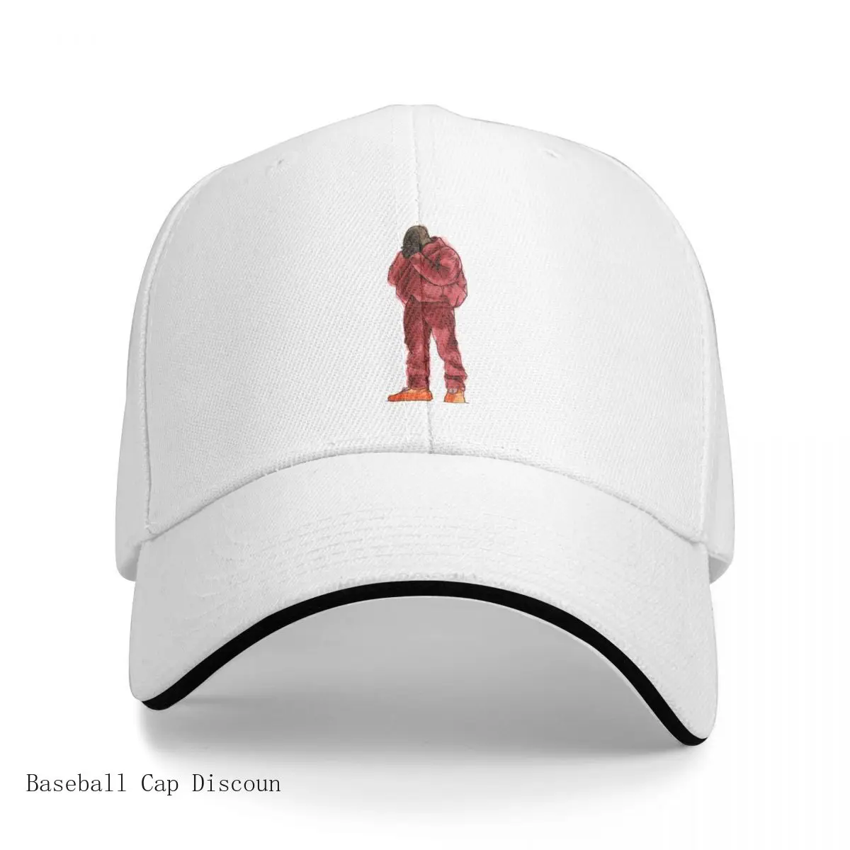 

New Donda Icon Illustration -Kanye Digital Illustration T-shirt Cap Baseball Cap Sunscreen baseball mens cap Women's