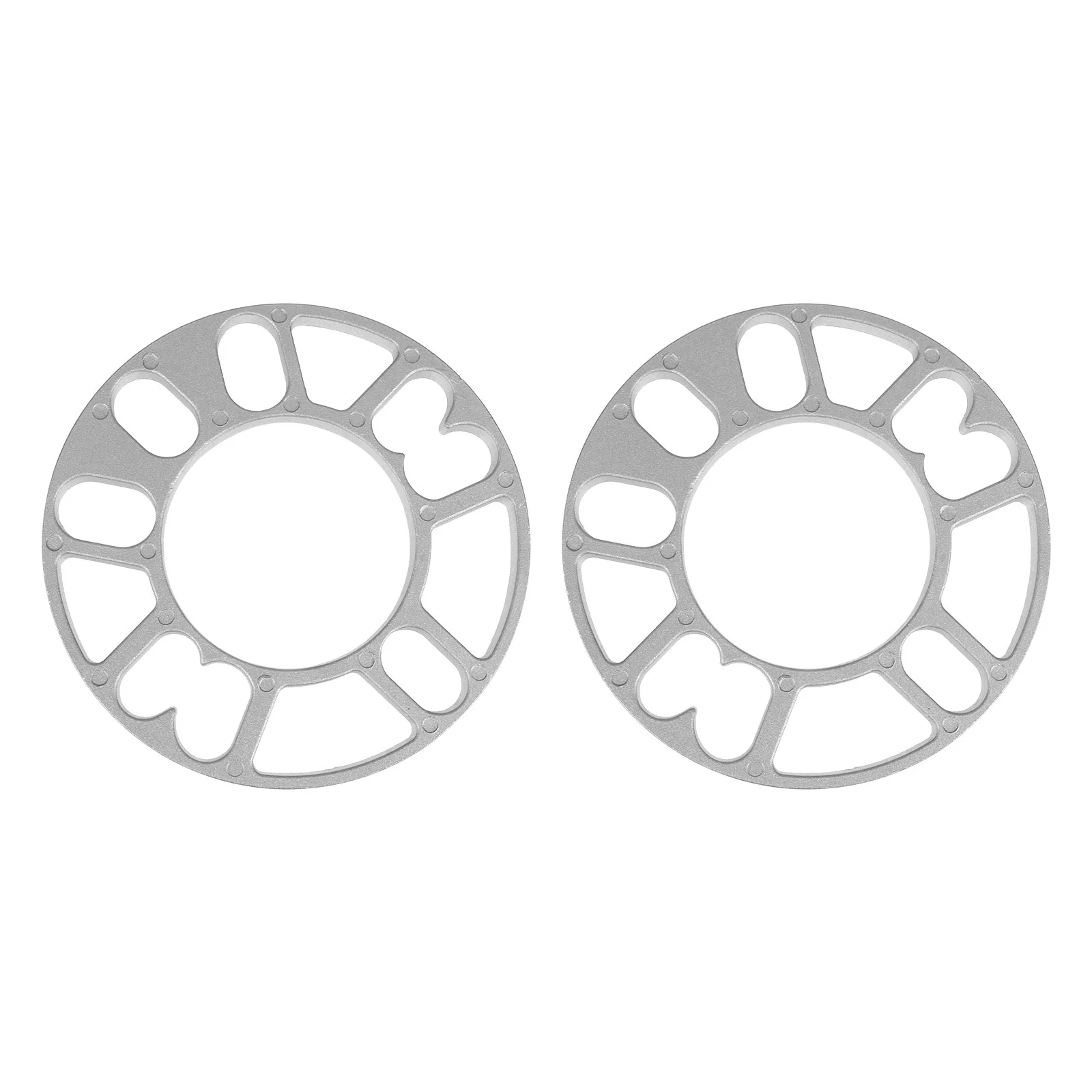 

2 Pcs Durable Auto Wheels Spacers Car Wheel Shims Aluminum Alloy Wheel Spacers