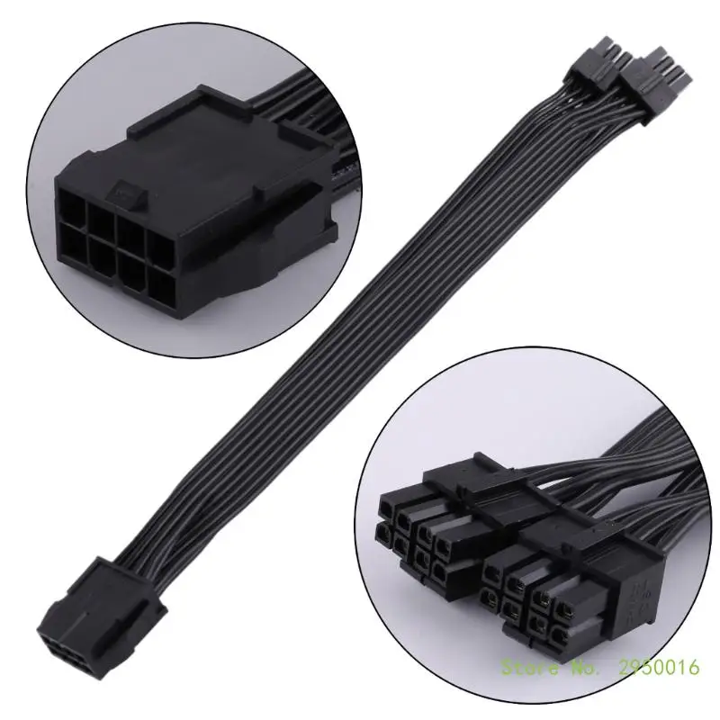 

CPU 8Pin Female to 2x 8Pins Male Converter for Mainboard CPU Power Adapter Y-Splitter 8 Pin Extension Cable 25CM