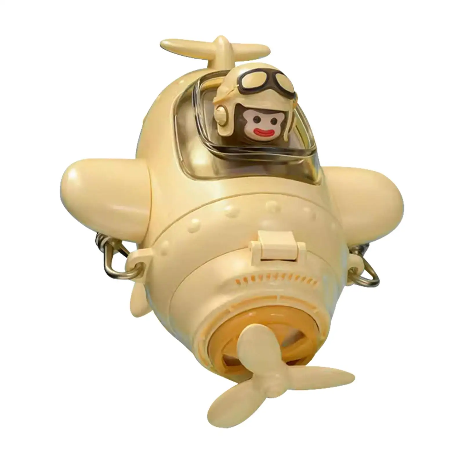 Kids Water Bottle 500ml with Detachable Strap Airplane Shaped Easy Open Sports Kettle for Street Child Climbing Travel Hiking
