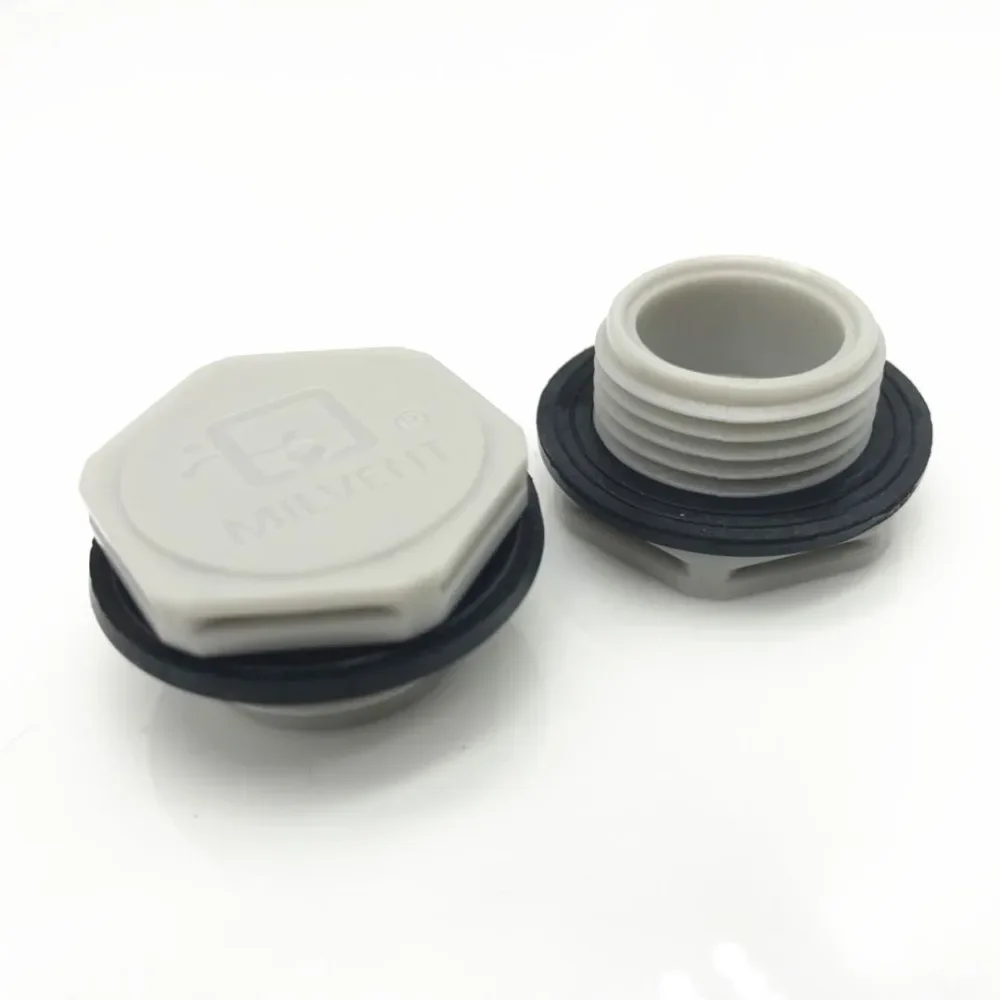 Milvent Screw In Vent Type M20*1.5 Air Permeable Vent Waterproof Breathable Plug Protective Vents For Outdoor Lighting